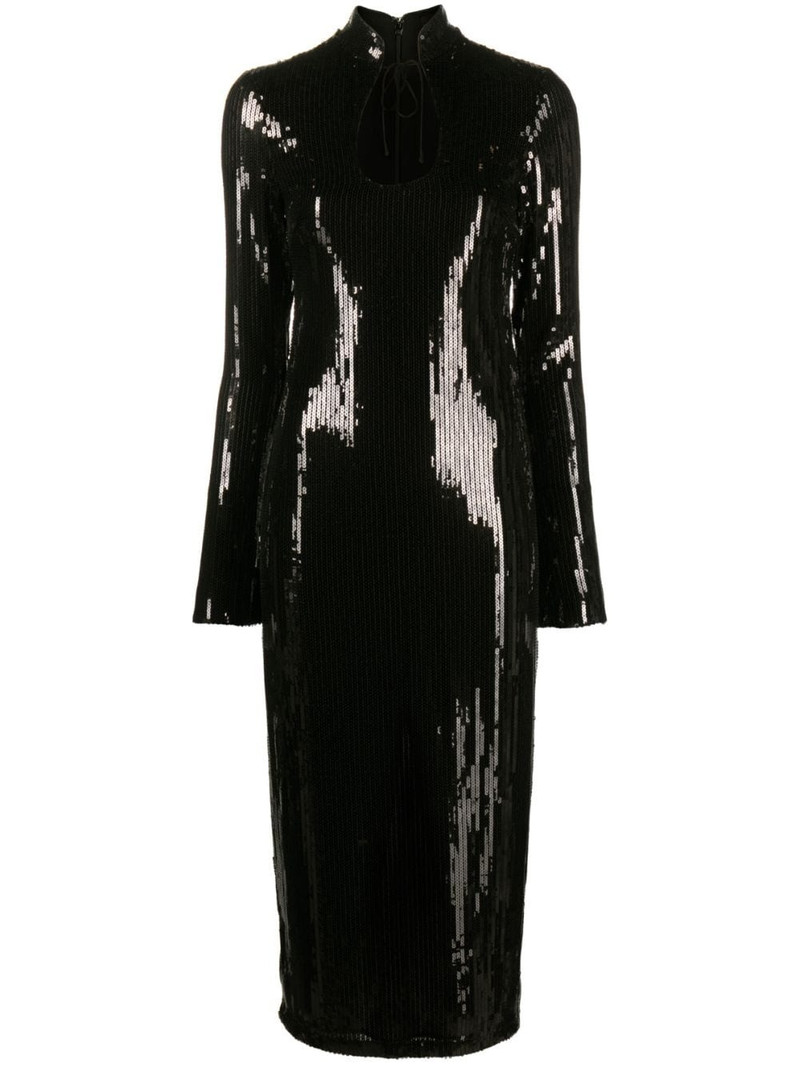 Lazarus sequined midi dress 1