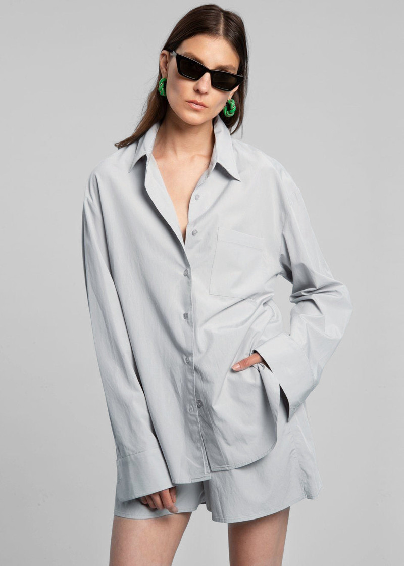 Lui Organic Cotton Shirt - Ice 9