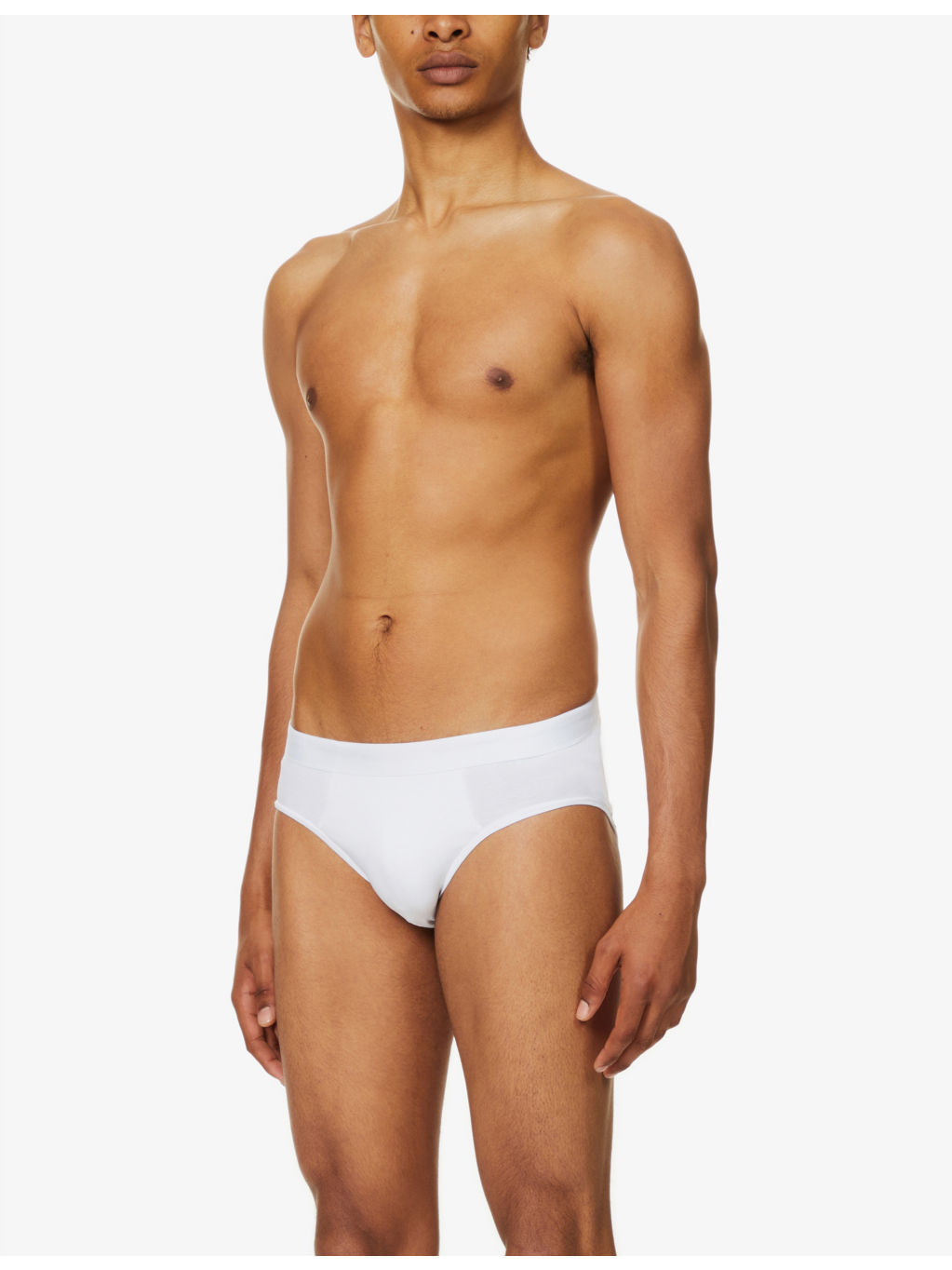 Jack branded-waistband stretch-cotton briefs - 2