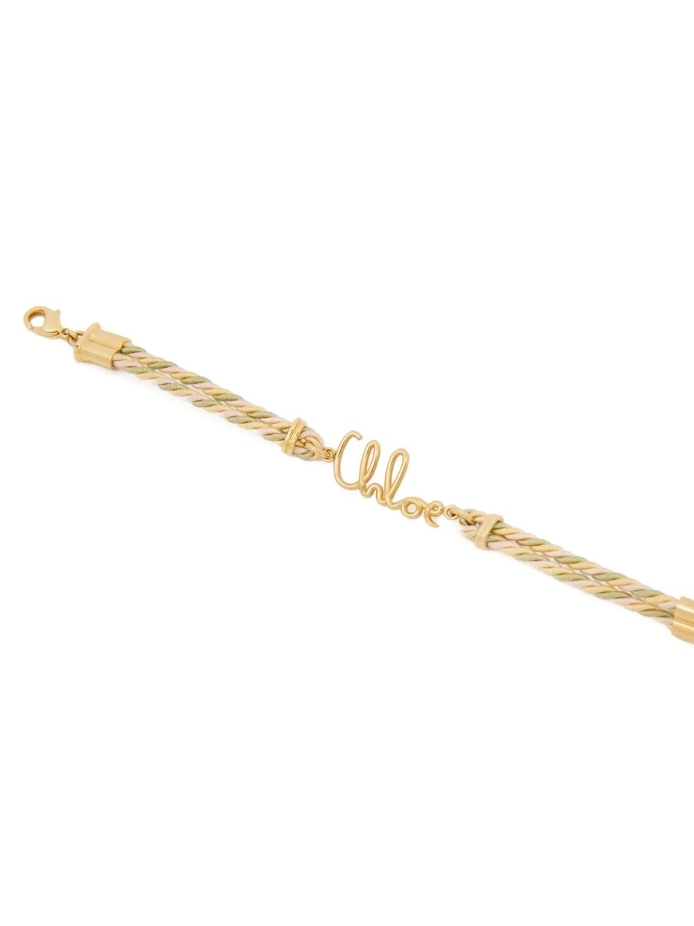 Plage logo-plaque braided bracelet - 3