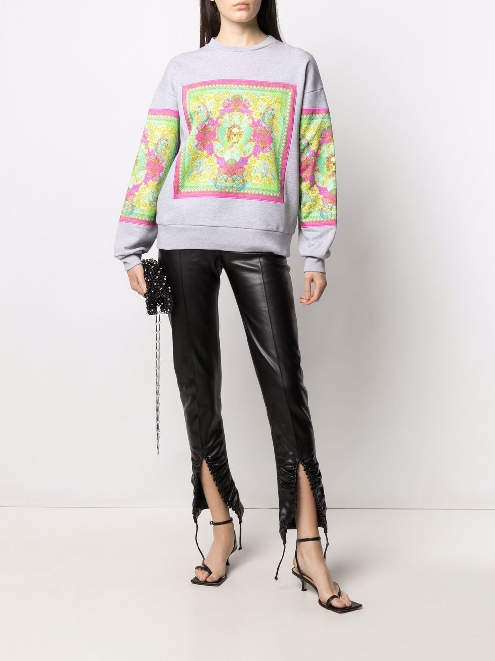 New Baroque print sweatshirt - 2