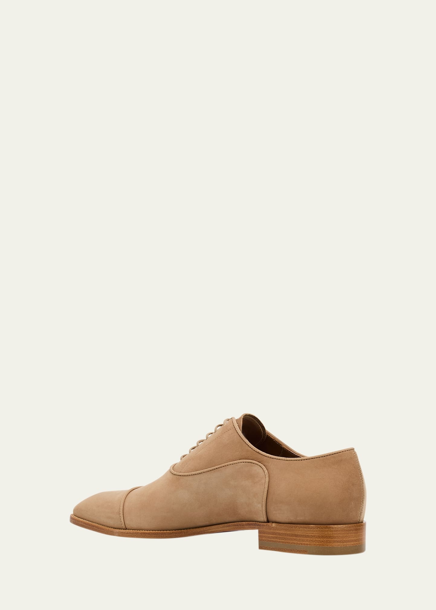 Men's Greggory Cap-Toe Nubuck Leather Oxfords - 4