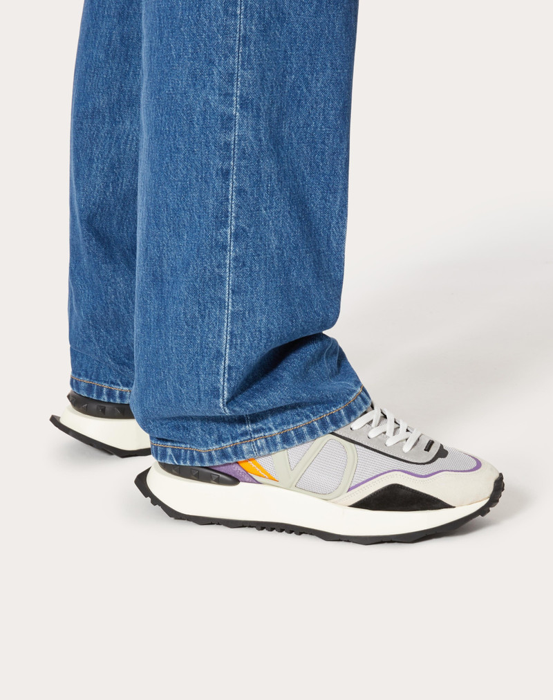 NETRUNNER FABRIC AND SUEDE SNEAKER 6