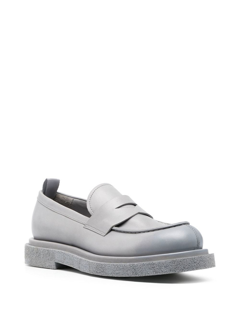 OFFICINE CREATIVE ombrÃ© spray-paint effect loafers outlook