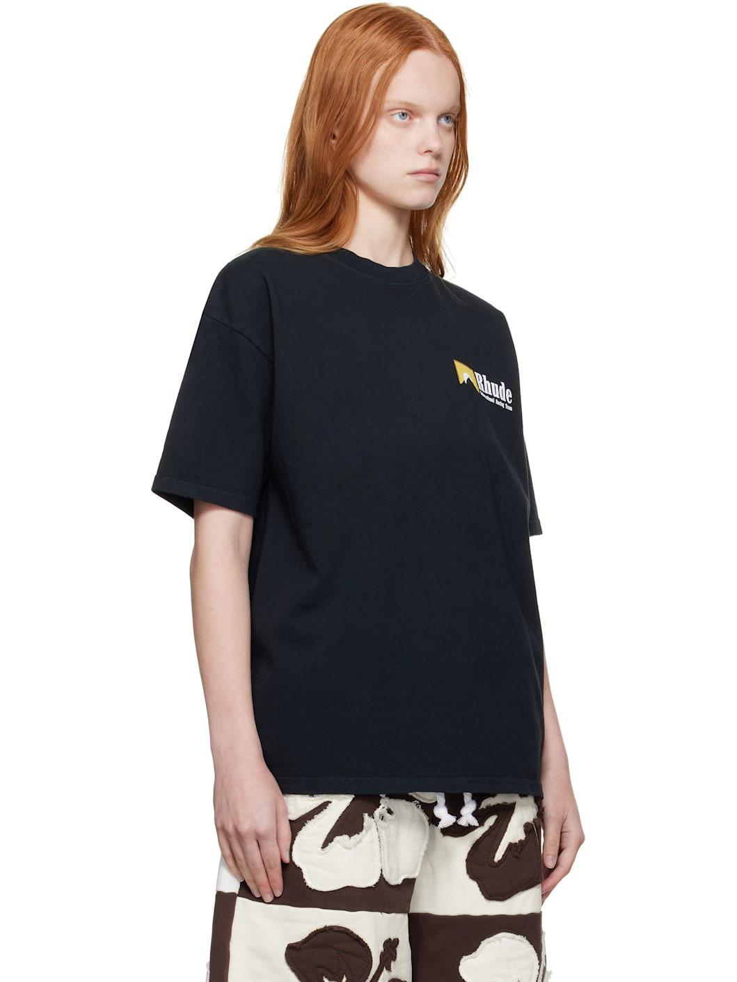 Black 'International Racing' Logo T-shirt - 2