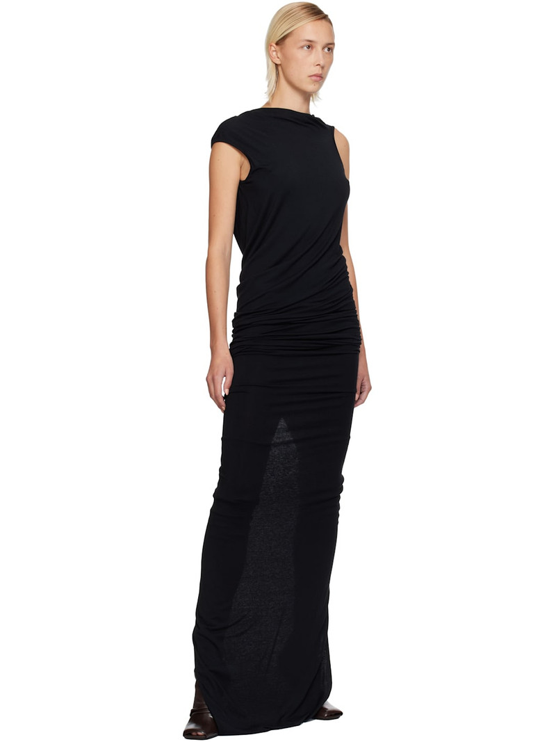Rick Owens Lilies Black Concordians Eva Maxi Dress outlook
