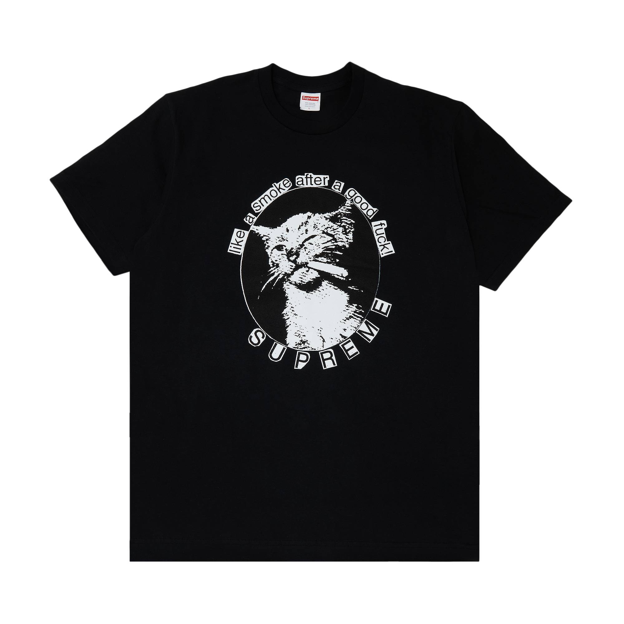 【美品】19AW Supreme Smoke tee Black L Supreme Supreme Smoke Tee 'Black' | REVERSIBLE