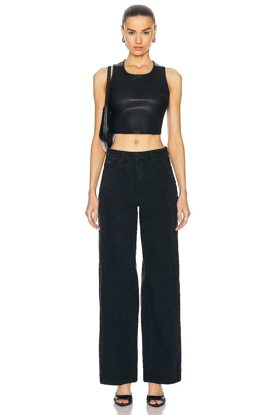 Side Cutout Wide Leg - 4