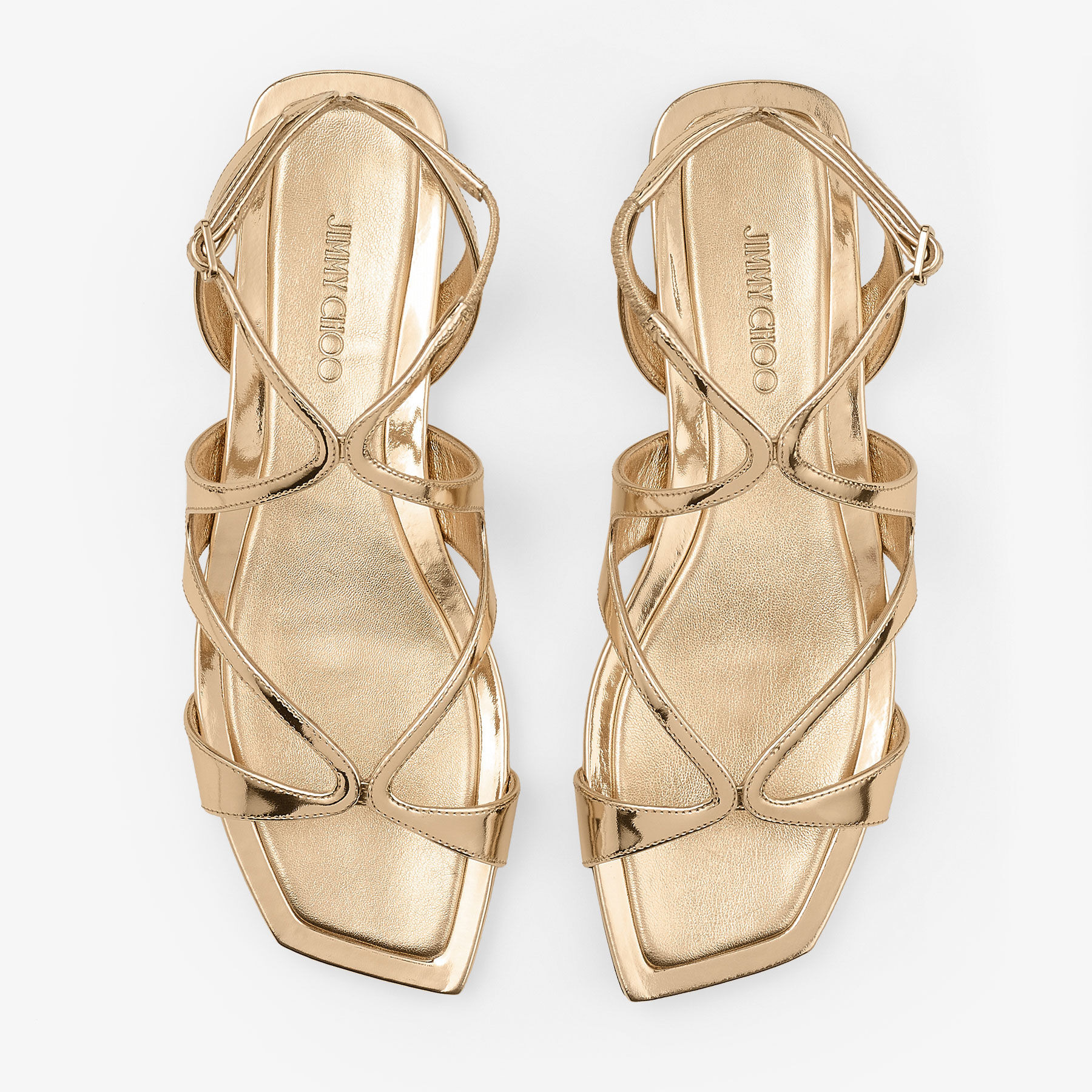 Ayla Flat
Gold Metallic Leather Flats - 5