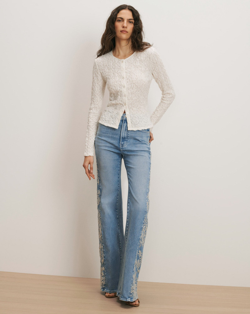 GILLINGHAM STRETCH-LACE CARDIGAN 3