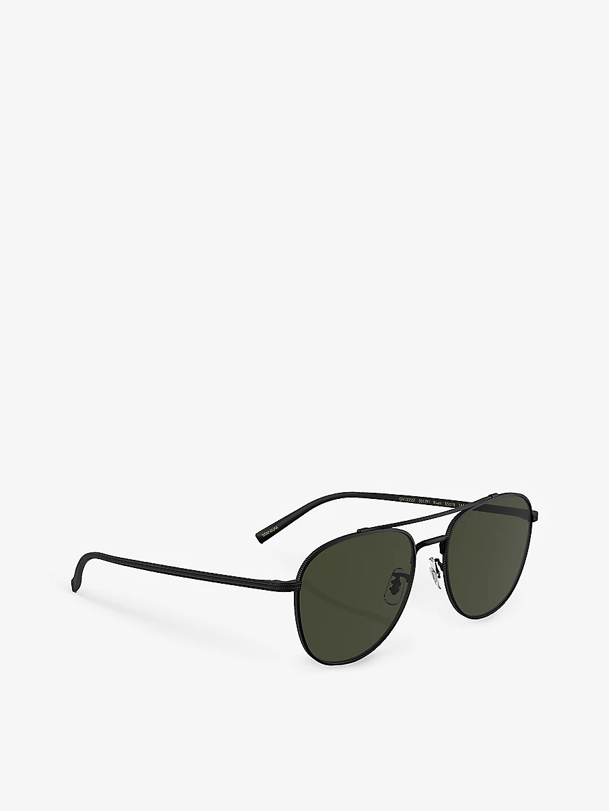 OV1335ST Rivetti pilot-frame titanium sunglasses - 2