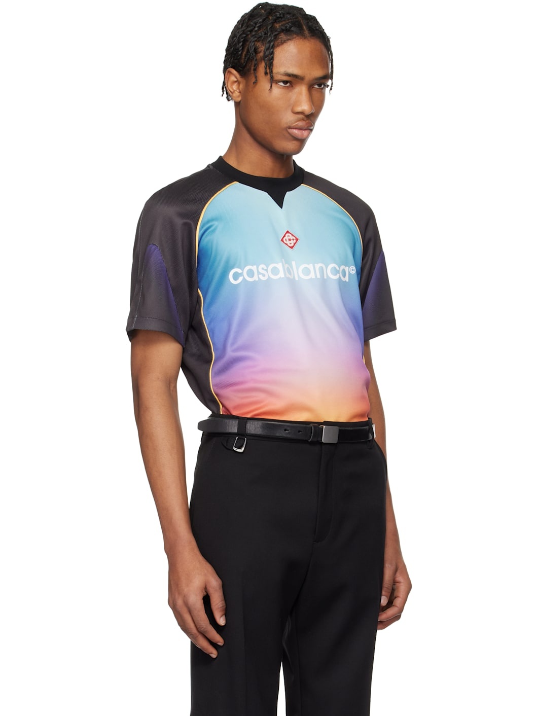 Multicolor Gradient Football T-shirt - 2