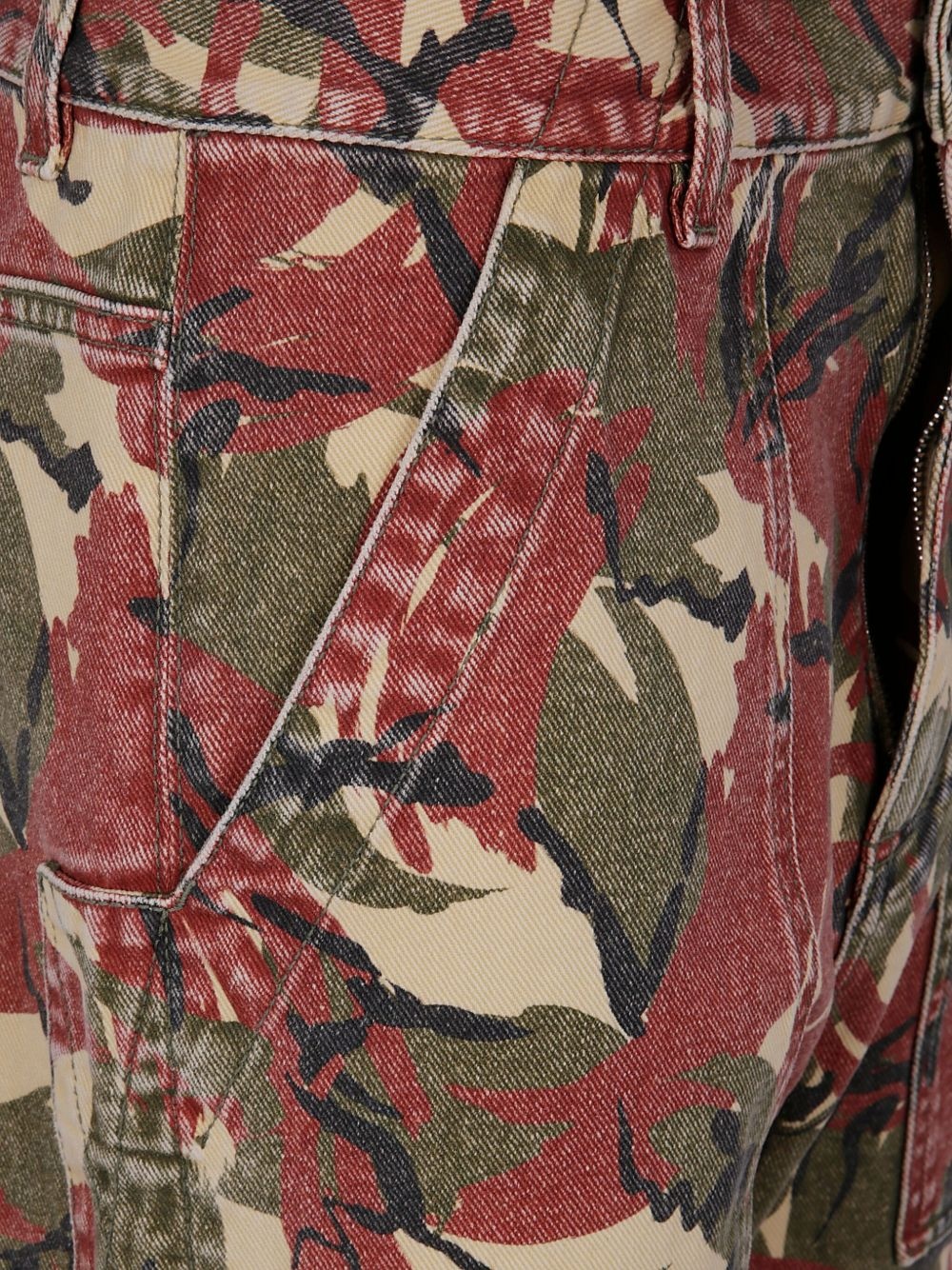 camouflage-print jeans - 3
