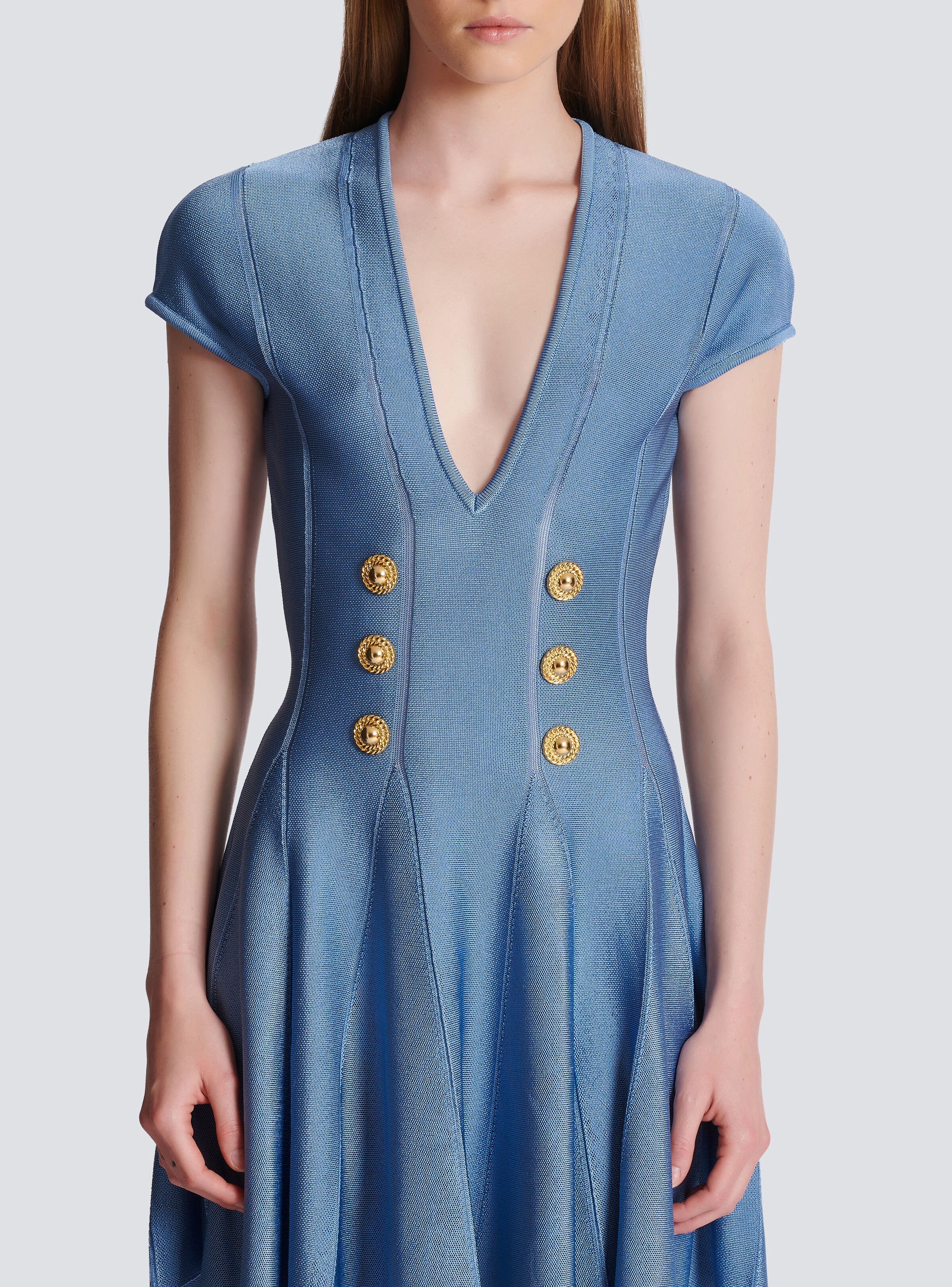6-button knit dress - 5