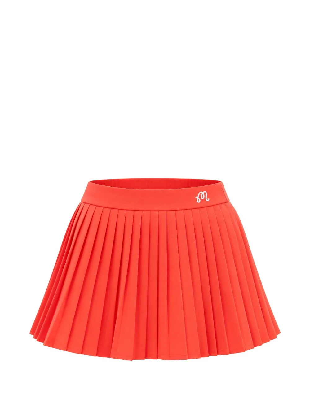 Kate pleated logo-embroidered skirt - 1