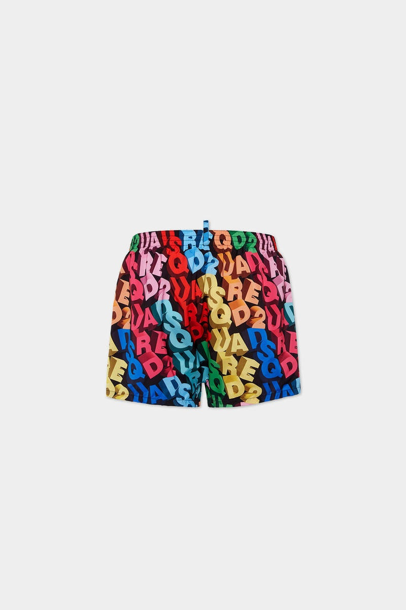 DSQUARED2 ALLOVER LOGO MIDI SWIM BOXER outlook