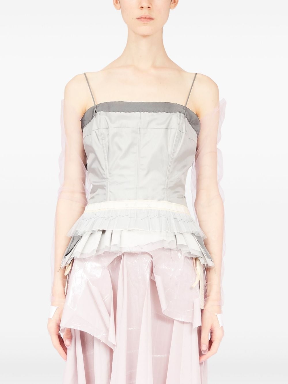 DÃ©cortiquÃ© satin top - 2