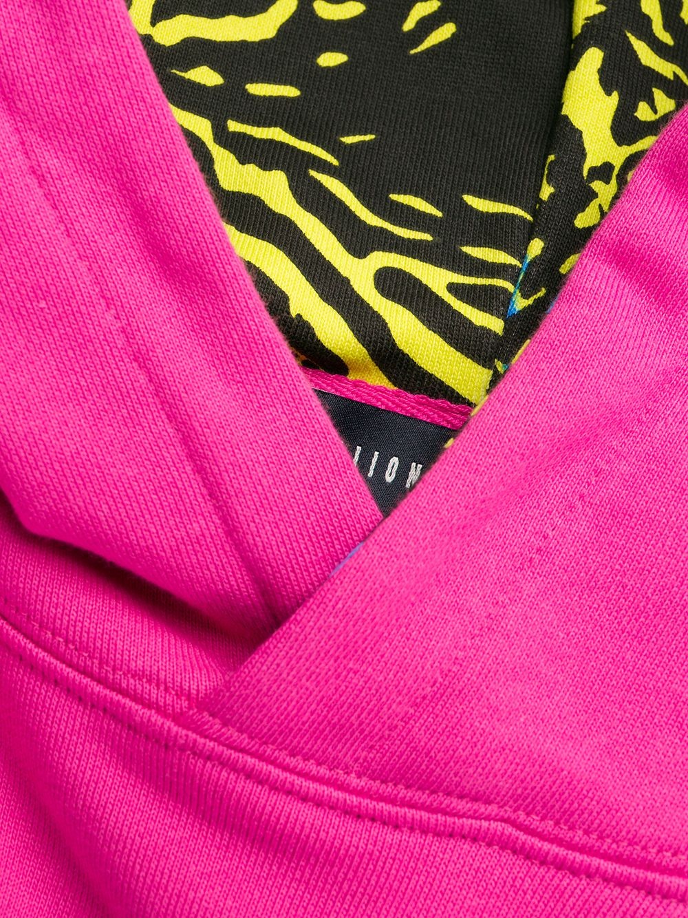 logo print hoodie - 7
