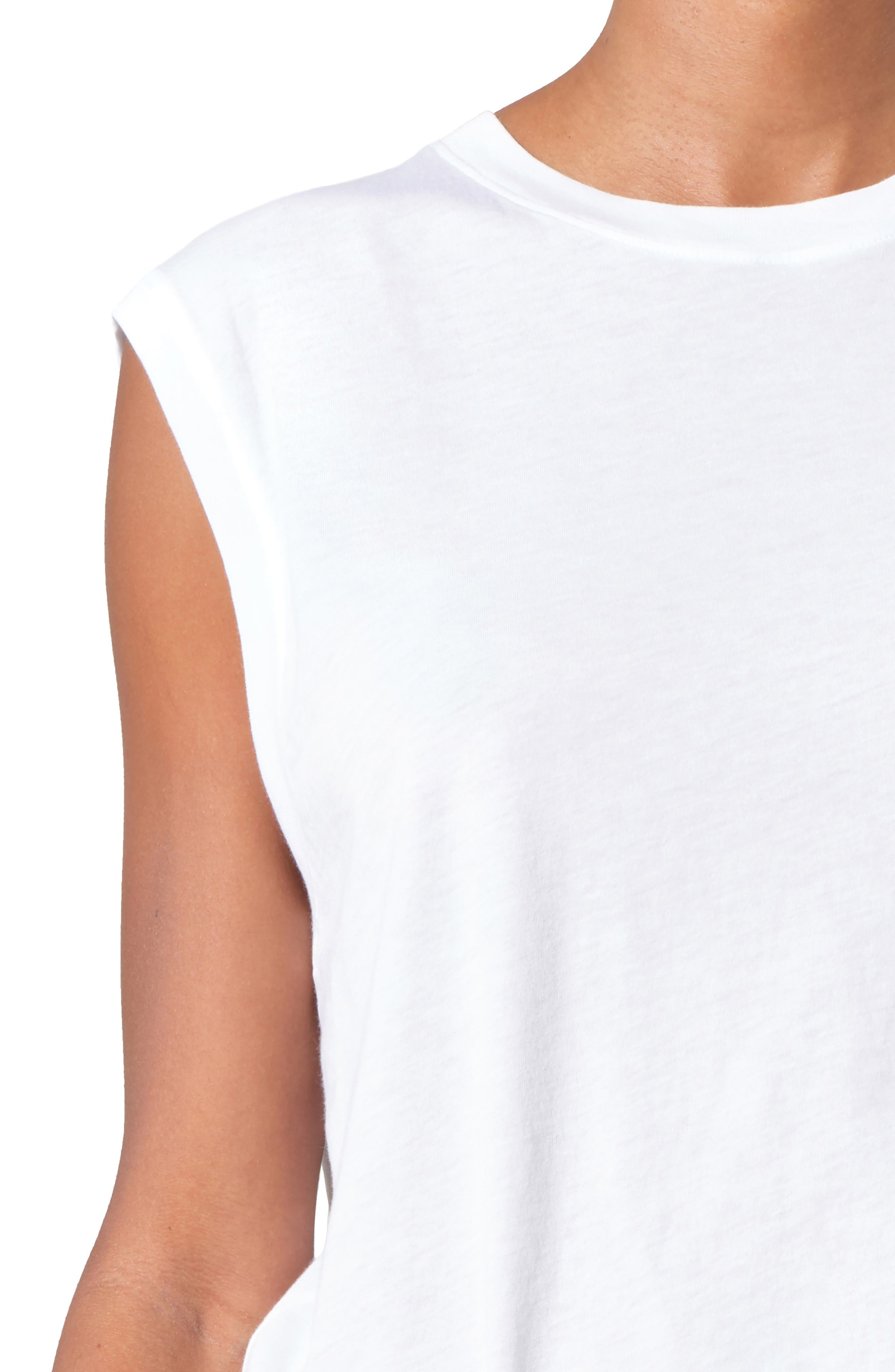 AGOLDE Raya Muscle Tee in White at Nordstrom - 4