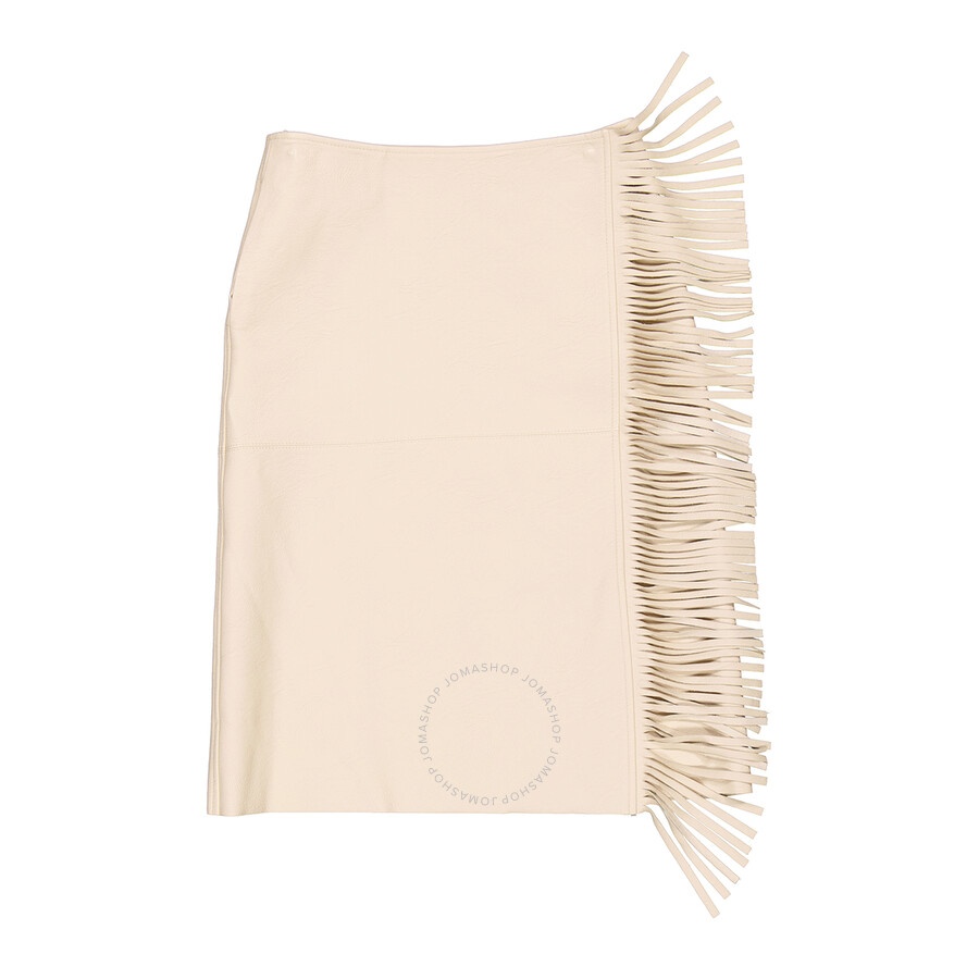 Stella McCartney Ladies Oat Fringed Alter Mat Wrap Skirt - 1