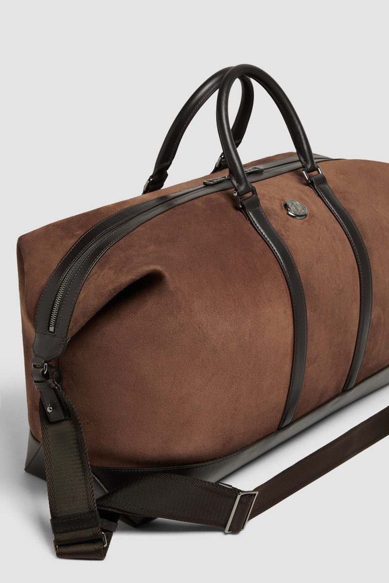 Tech Suede Leather-Trimmed Duffle Bag 3
