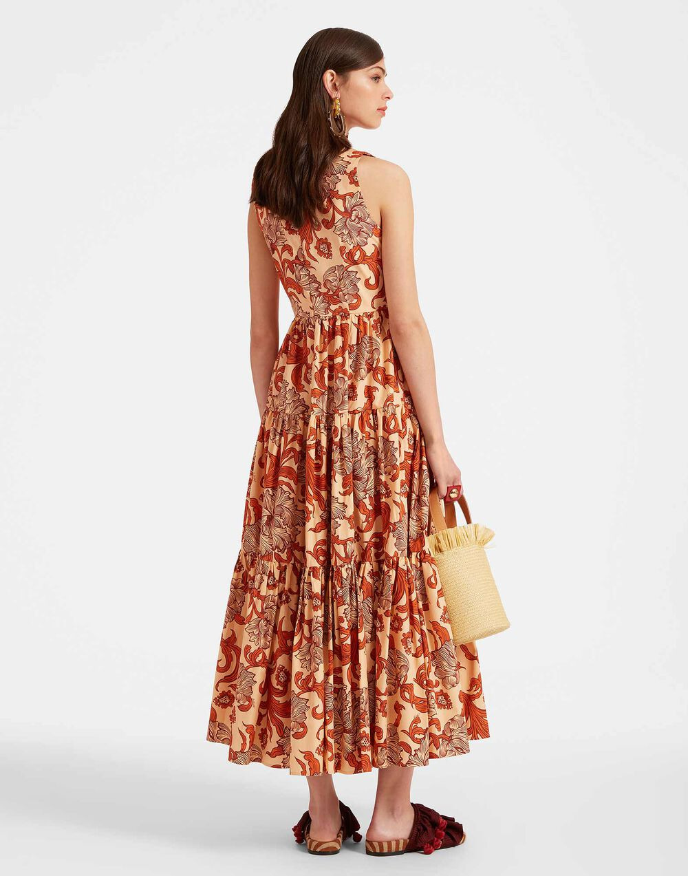 Sleeveless Big Dress V-Neck - 5