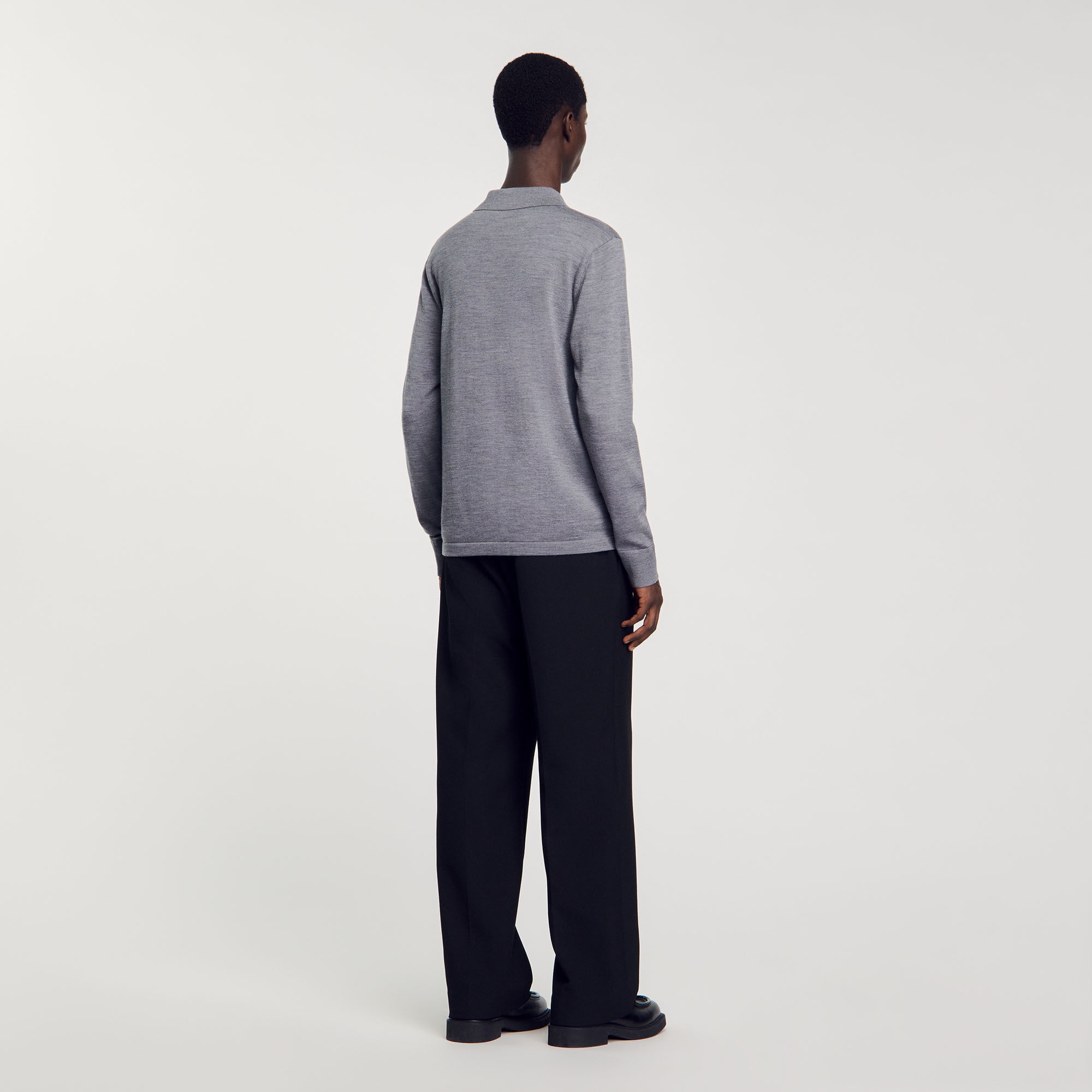KNITTED POLO SWEATER - 6