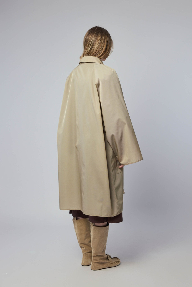 SOFIE D'HOORE Long Raglan Sleeve Coat Front Patch Pockets outlook