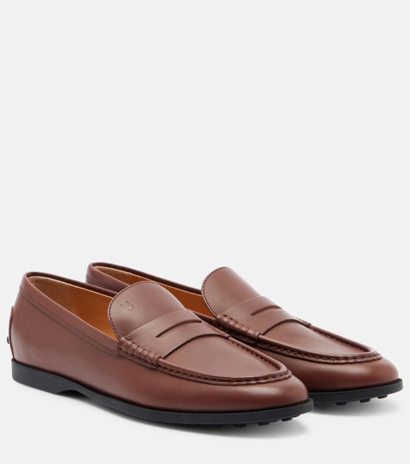 Gommino leather penny loafers 1