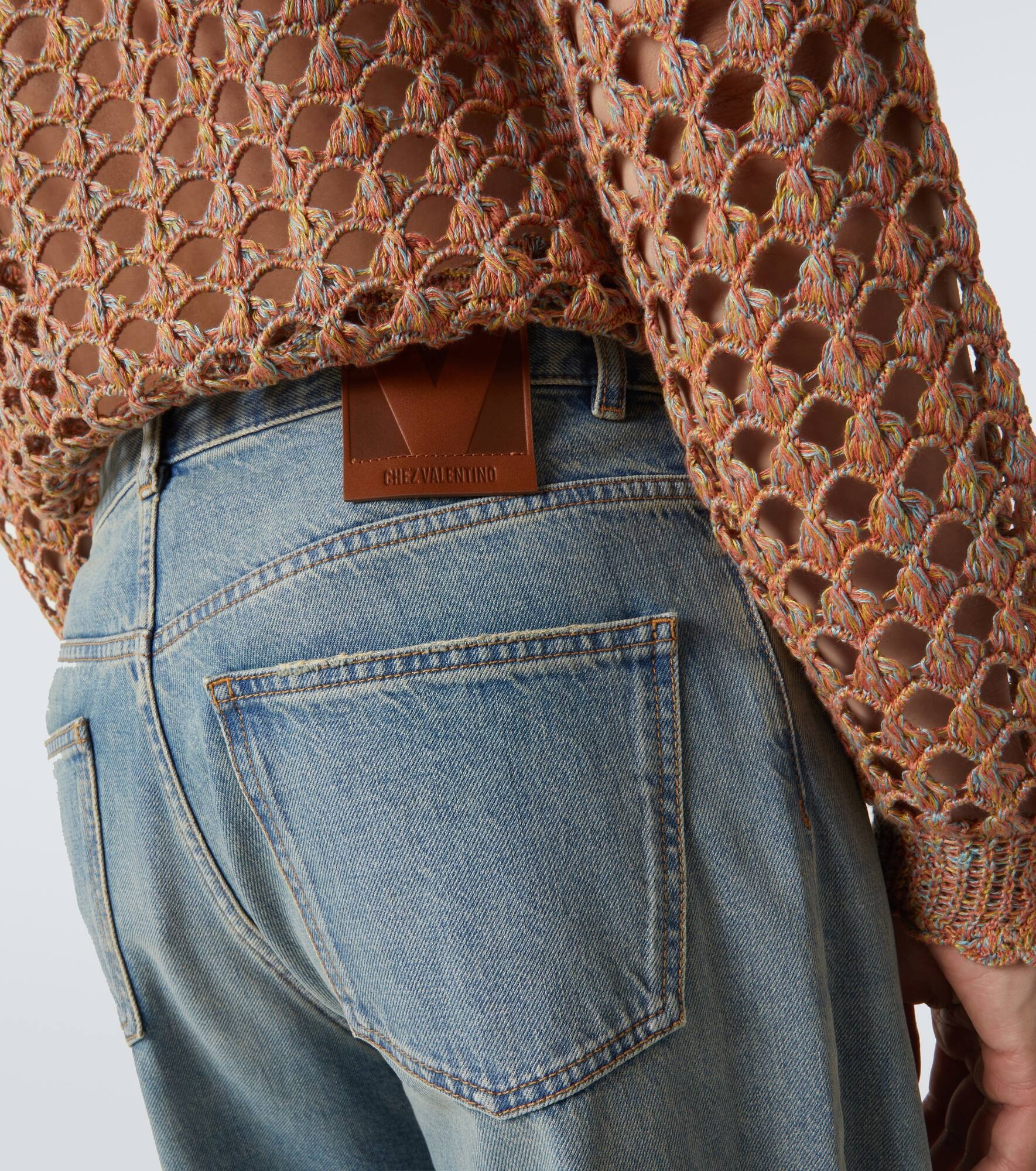 High-rise wide-leg jeans - 5