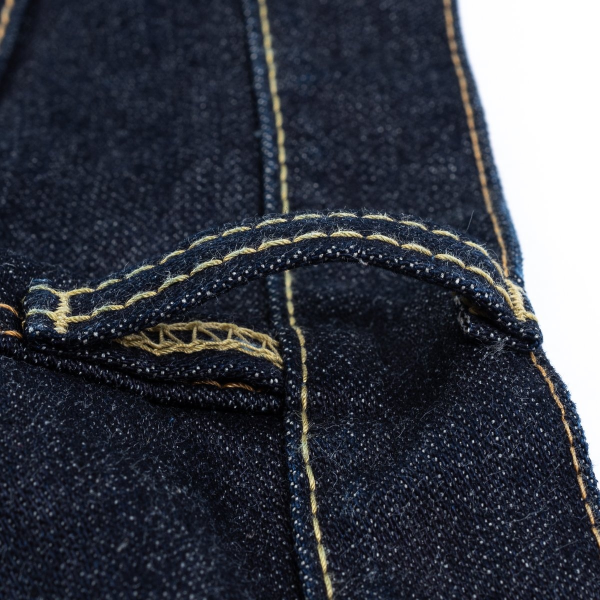 IH-634SBR-14 14oz Broken Twill Selvedge Denim Straight Cut Jeans - Indigo - 15