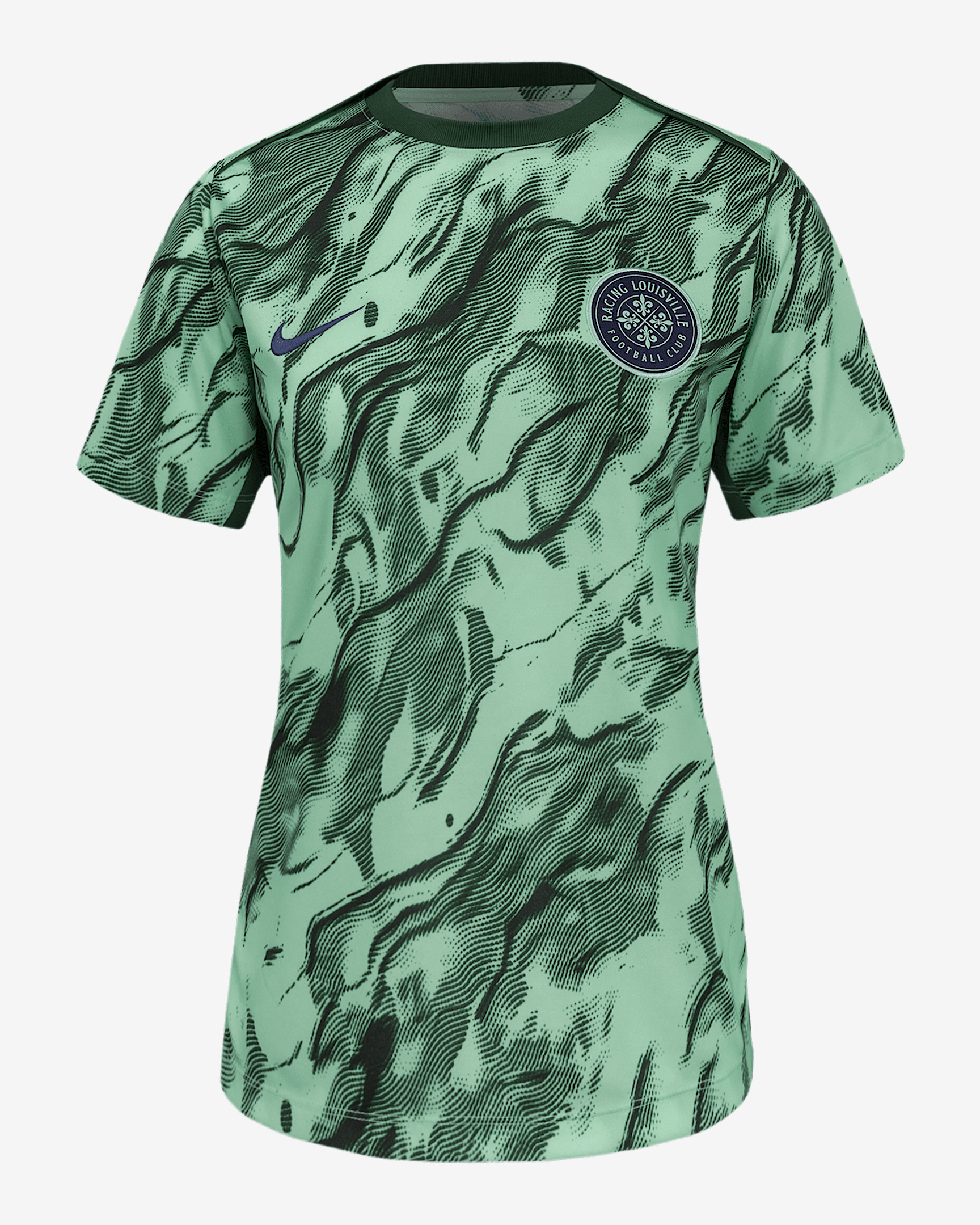 Racing Louisville FC 2025 Women's Nike NWSL Short-Sleeve Pre-Match Top - 1
