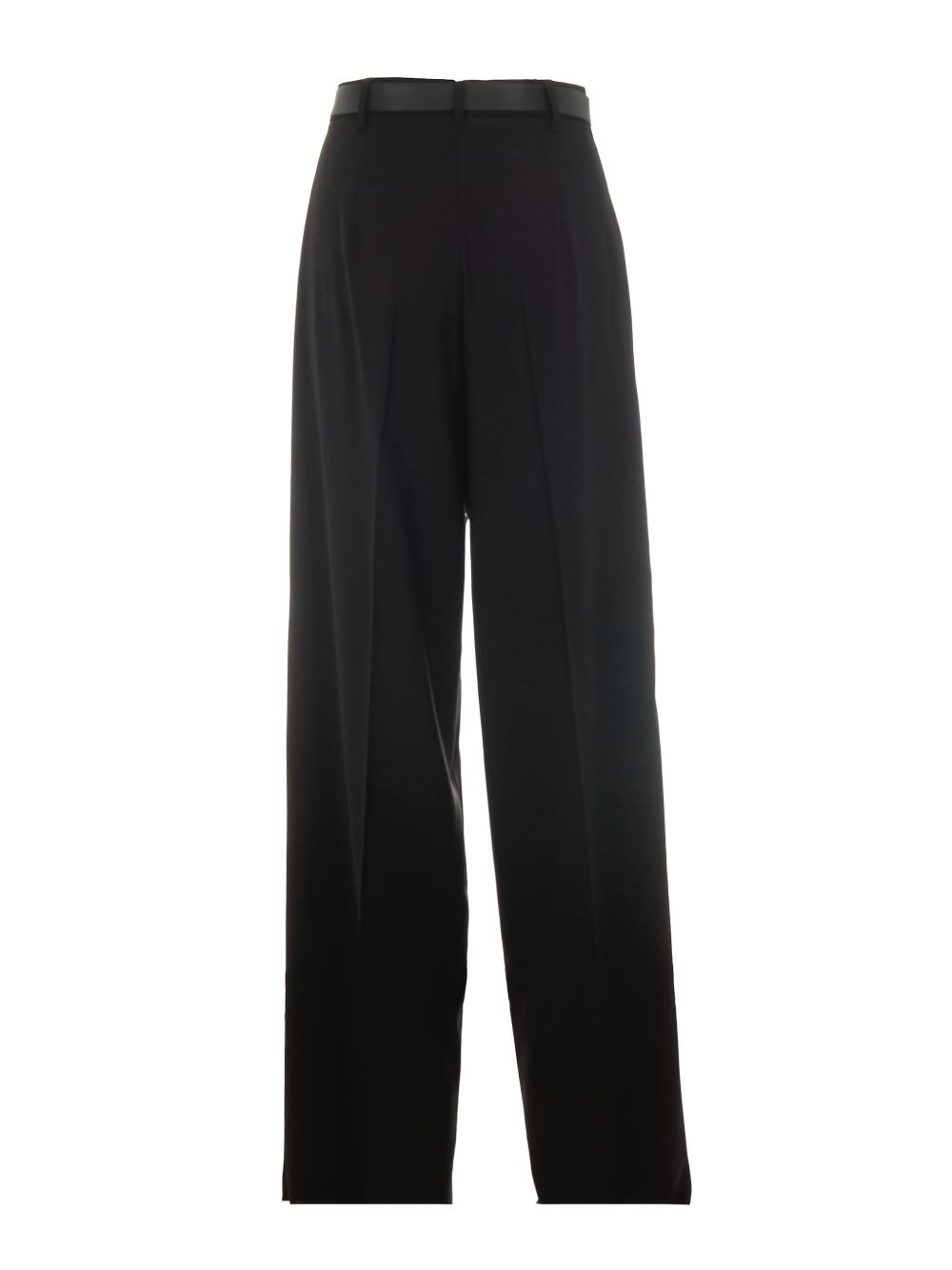 buckle-fastening pleated trousers - 3