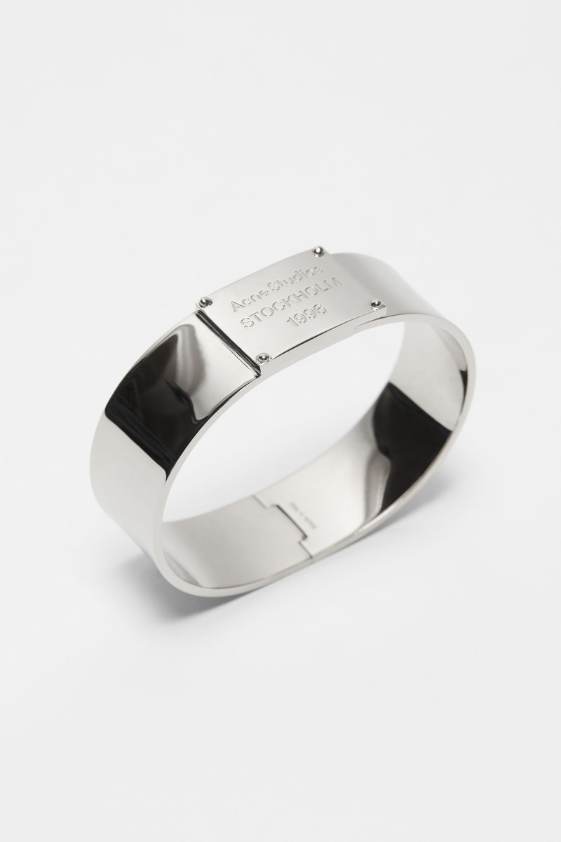 Engraved Logo bracelet - Silver 5