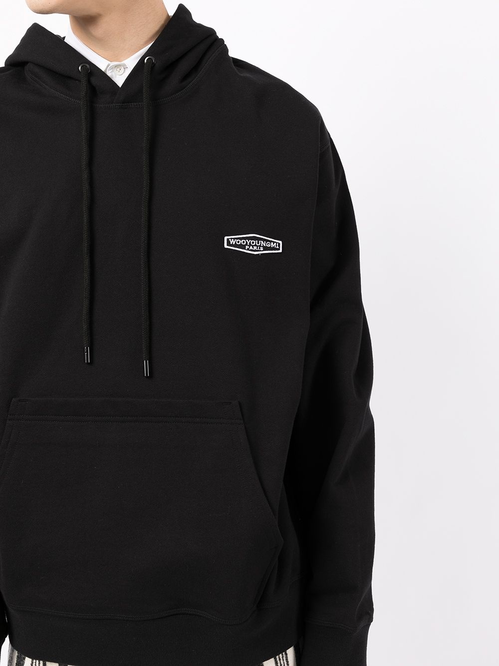 logo-print pullover hoodie - 5