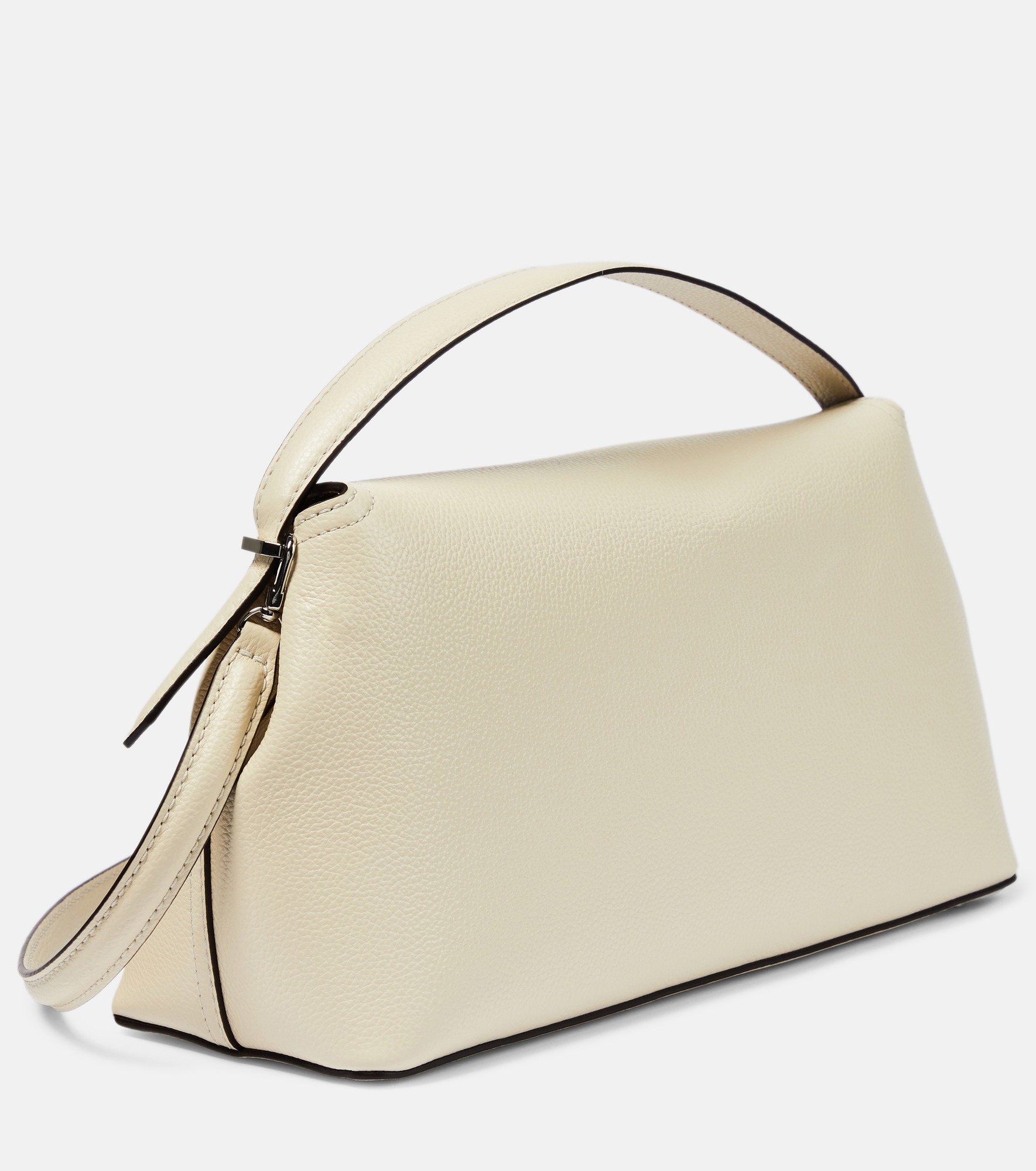 T-Lock Medium leather tote bag - 4