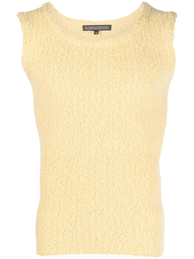 textured knit tank top 1