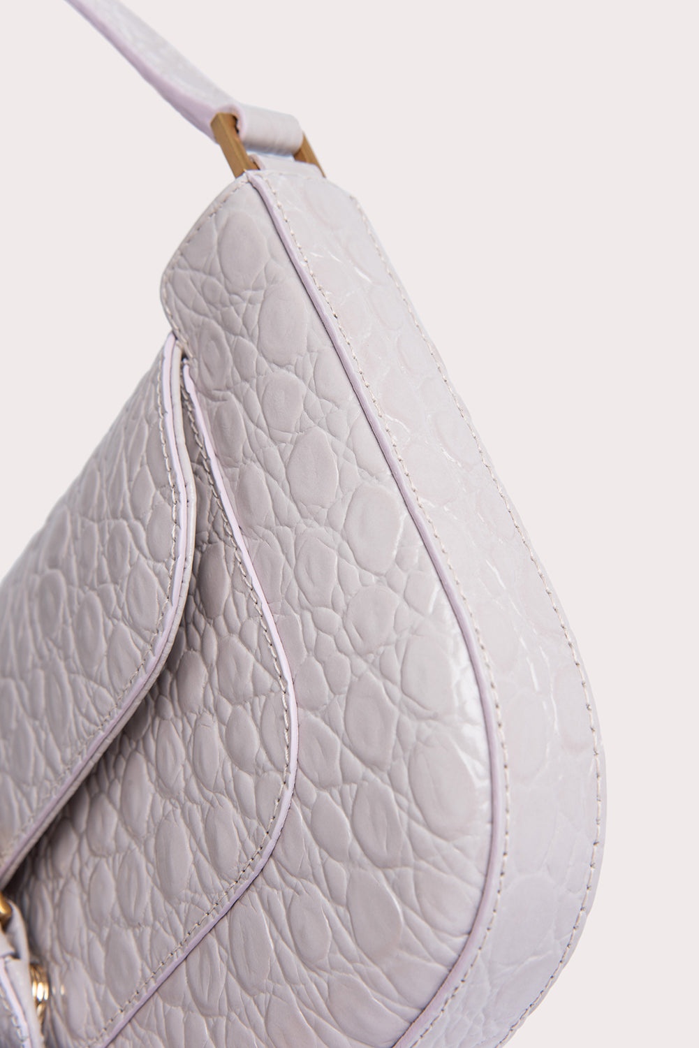 Miranda Dawn Circular Croco Embossed Leather - 4