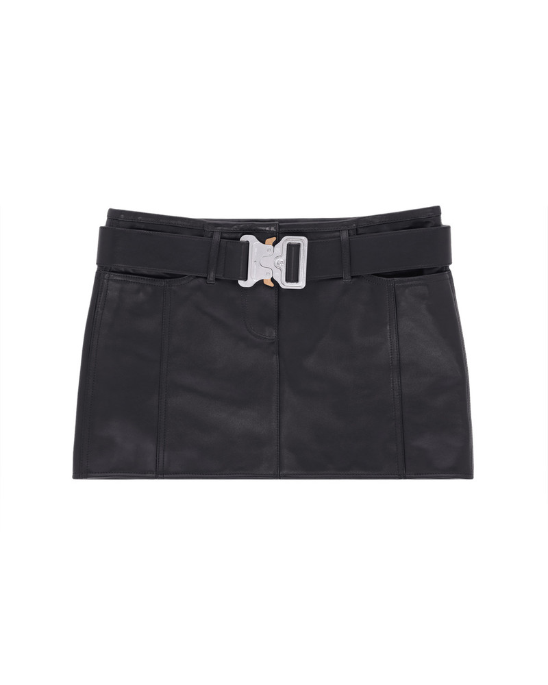 LEATHER SKIRT WITH BELT 1