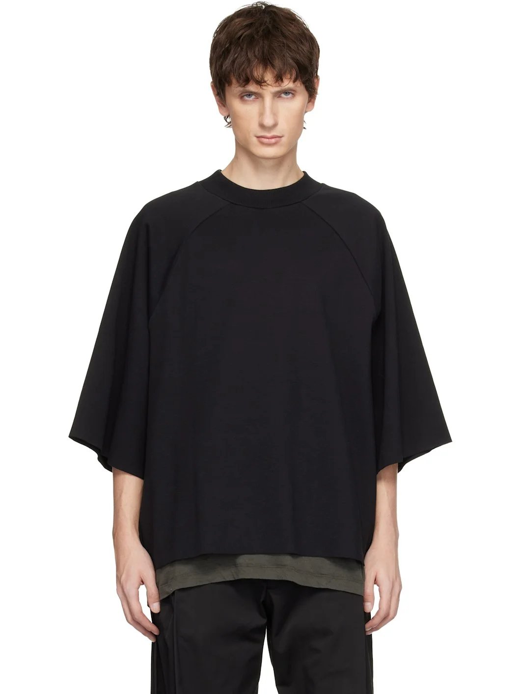 Black Raglan Box T-shirt - 1