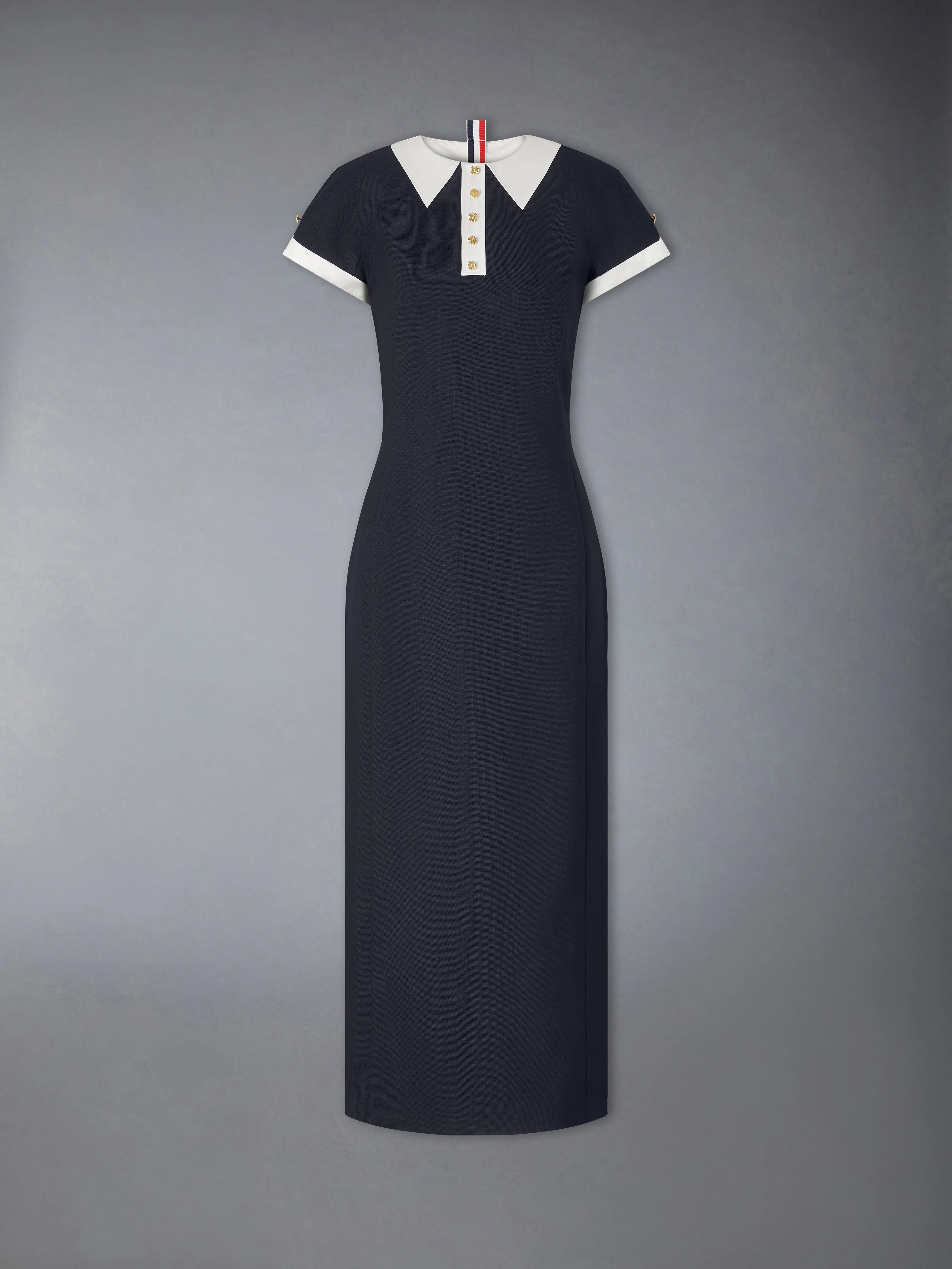 HOPSACK SUITING DRESS - 1