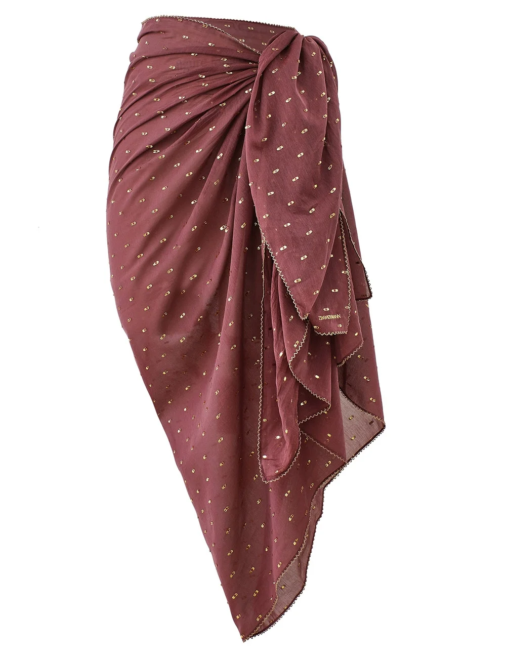 WOVEN METALLIC PAREO - 1