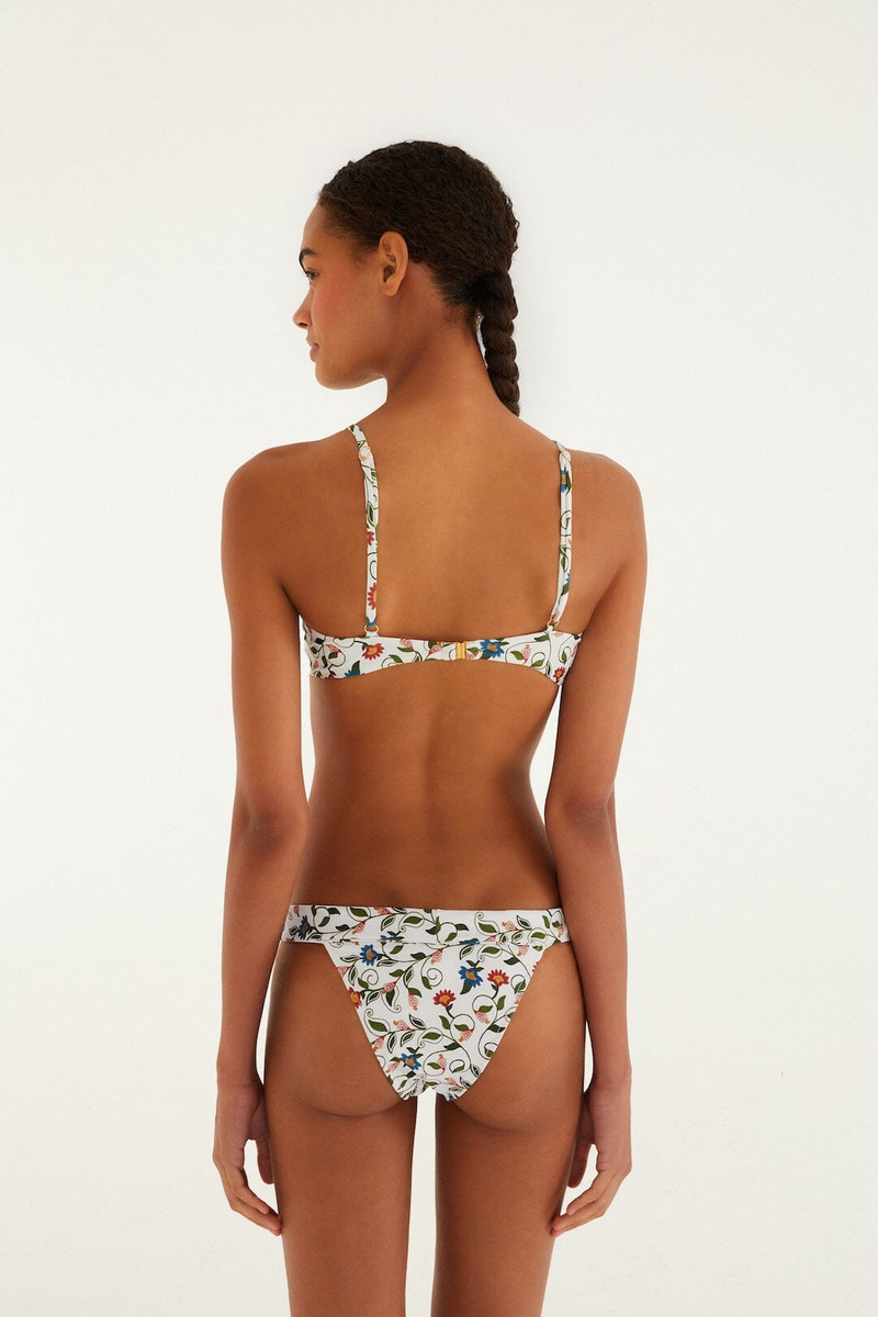 Off-White Stitched Garden Underwire Bikini Top 3
