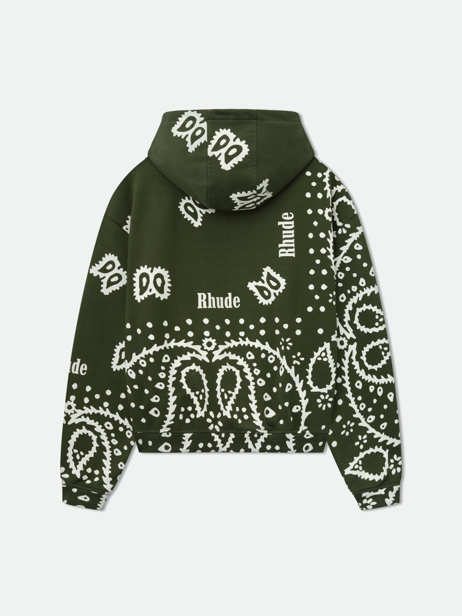 BANDANA PRINT HOODIE - 3