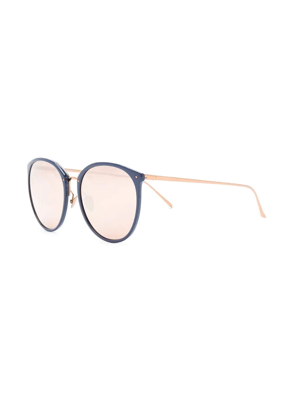 oversized round frame sunglasses - 2