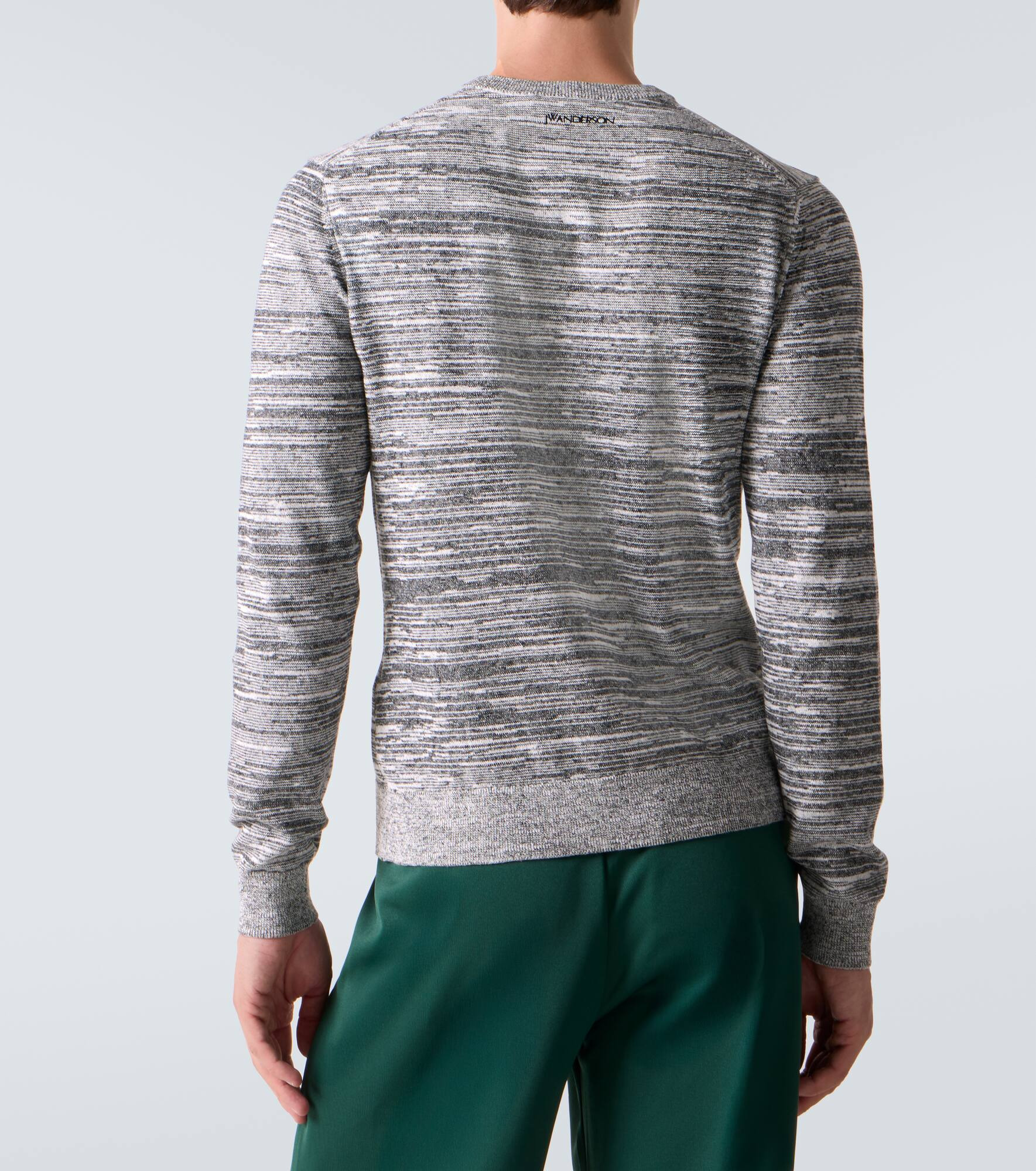 Cotton and linen-blend Henley shirt - 4