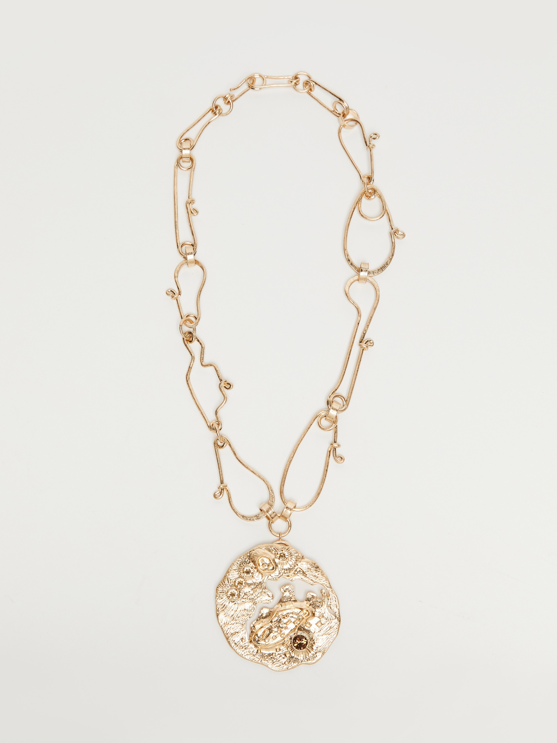 UNIONE Metal brooch necklace - 1