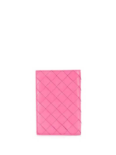 Bottega Veneta Intrecciato weave cardholder outlook