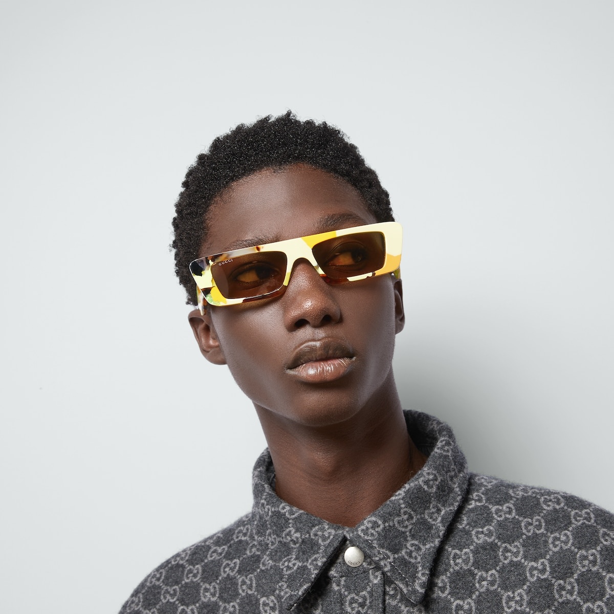 Rectangular-frame sunglasses - 3