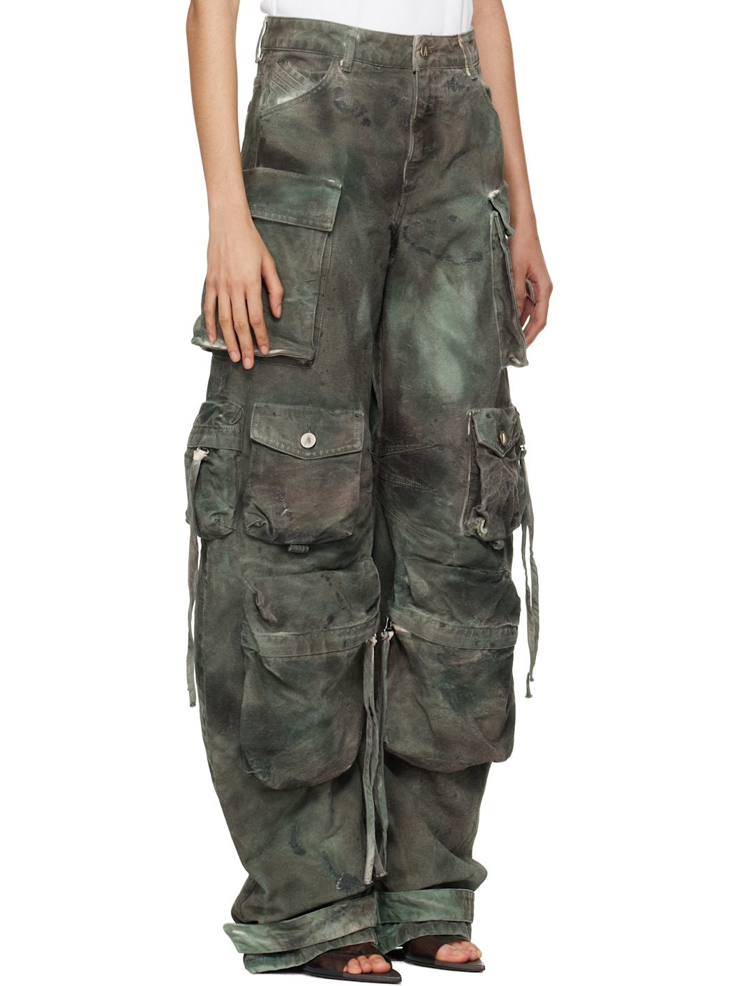 Green Fern Camouflage Jeans - 2